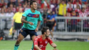 Naturalizado espanhol Thiago Alcantara foi revelado no Barça, mas trocou a Espanha pela Alemanha recentemente (Foto: FCB)