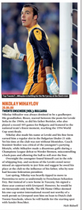 Mihaylov era a esperança da seleção búlgara (Foto: Reprodução/soccernostalgia.com)